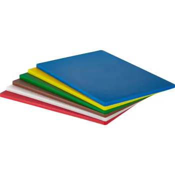 Stavební deska Sada krájecích desek HACCP 600x400 mm, šest barev | TECHNICA, Silver Line