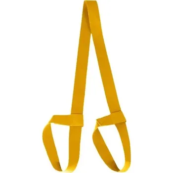 podložka na cvičení Nastavitelný popruh na jóga podložku - Žlutá