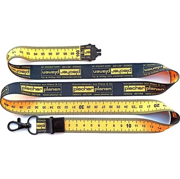 Reklamní šňůrka na krk s metrovou stupnicí 500ks