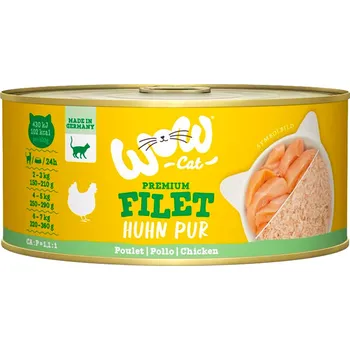 Krmivo pro kočku WOW Cat konzerva Filet Kuře PUR Adult 70g