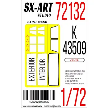 Plastikový model SX-ART 1/72 Paint mask K-43509 (ZVE)