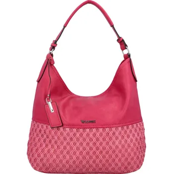Kabelka Trendová koženková kabelka na rameno Kitti, růžová