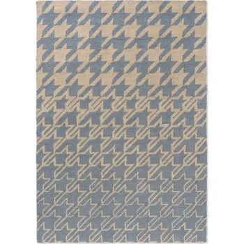 Koberec Vopi Outdoorový koberec Ted Baker Houndstooth washed blue 455708 Brink & Campman (Varianta: 140 x 200)