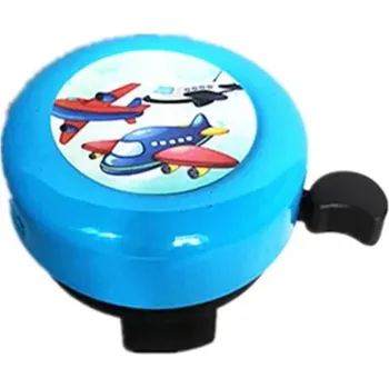 Zvonek na kolo Roztomilý dětský zvonek na kolo s motivem zvířátka | zvonek na řídítka - letecké letadlo