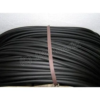 Stuha Made in Czech Lemovací guma - 1m - černá