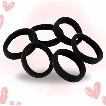 Gumičky černé - Balení 6ks