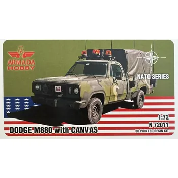 Plastikový model Armada Hobby 1/72 Dodge M880 w/ Canvas (3D printed resin kit)