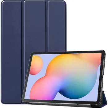 Pouzdro na tablet VSECHNONAMOBIL 75290 LEATHER Zaklápací kryt pro Samsung Galaxy Tab S6 Lite 2024 / S6 Lite 2022 / S6 Lite tmavomodrý