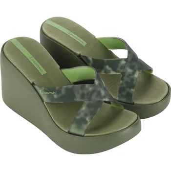 Dámské pantofle Ipanema High Fashion Slide 83520-AQ408 Dámské pantofle zelené 35-36