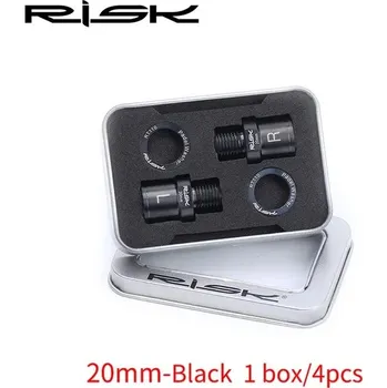 Pedál na kolo Prodloužením hliníkových pedálů na kolo - 20 mm - černá