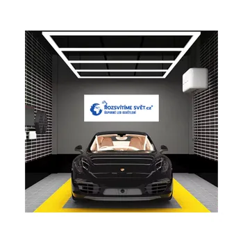 LED panel V-TAC Lineární LED svítidlo 40W 4300lm modulární černá Barva světla: Denní bílá