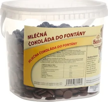 Čokoláda Babeta Čokoláda do fontány mléčná 32 % 2 kg