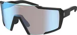 brýle Scott Shield - Black Matt/Blue Chrome Enhancer one size