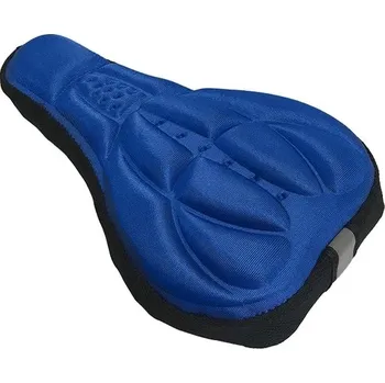 Sedlo na kolo Silikonový gelový potah na sedlo horského kola - modrý