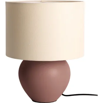 Lampička Present time Červenohnědá keramická stolní lampa Taper