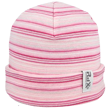 Čepice RDX kojenecká čepice růžový proužek 0462 Velikost čepice: 1