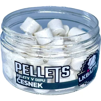 LK Baits Pelety V Dipu 17 mm 60 g - Česnek