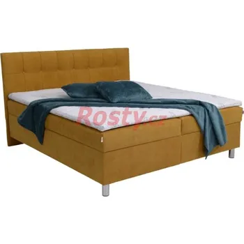 Nábytek Pohoda KOMPLETNÍ ČALOUNĚNÁ POSTEL TORINO 160x200cm bez topperu