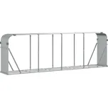 vidaXL Stojan na dřevo z pozinkované…