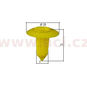 Autodíl plastová příchytka (sada 10 ks), UP 50494Z