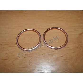 Made in Czech Těsnění kolen výfuku 350/250 - měď - sada