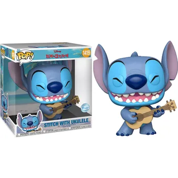 Figurka Funko POP! 1419 Disney Lilo & Stitch - Jumbo - Stitch with Ukulele Special Edition