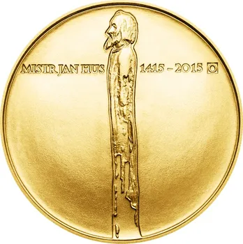 Česká mincovna Jan Hus 1 oz 2015 zlatá mince Standard 31,1 g