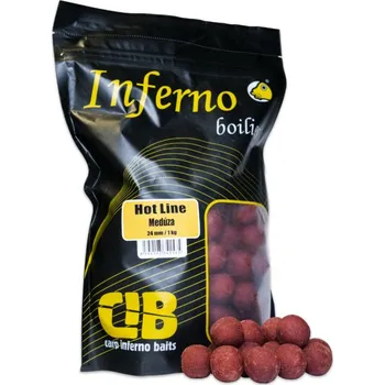Boilies Carp Inferno Rozpustné Boilies Hot Line Medůza - 250g - 20mm