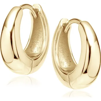 Náušnice Olivie Stříbrné 12mm náušnice GOLD 8554 Ag 925; ≤2,1 g.