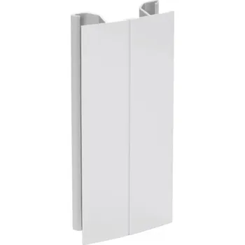 Nábytkové kování Emuca Flexi spojka pro sokl PLASLINE / Bílá matná 100 mm