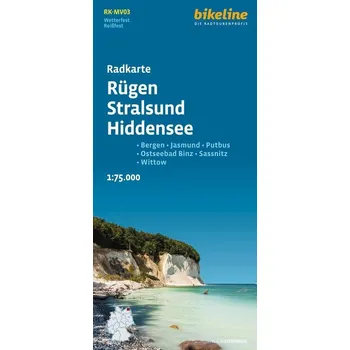 Radkarte Rügen Stralsund Hiddensee (RK-MV03) - Esterbauer Verlag