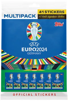samolepka Topps UEFA EURO 2024 Multipack 42 ks