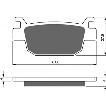 Auto-moto Brzdové destičky GOLDFREN 287 S3