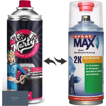 Barva ve spreji Barva ve spreji RAL 7031 stupeň lesku Polomat kvalita laku 1K Akrylátový lak