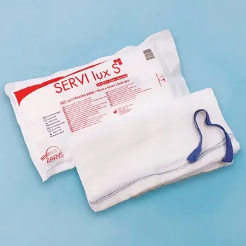rouška SERVI lux S - břišní rouška z gázy, 45x45cm, sterilní (5ks/bal)