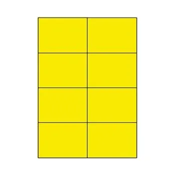 Speciální papír Samolepicí etikety 105 x 74mm, A4 (100 ks) reflexní žlutá