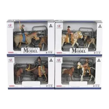 plyšák Stadnina, 2 konie, jeździec i akcesoria MIX