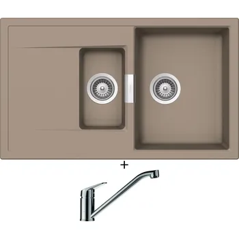 Granitový dřez Granitový dřez SET Schock MONO D-150 Twilight + Schock EVINAS 577000 nerez