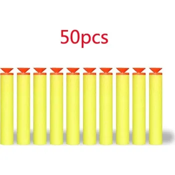 Dětská zbraň Náhradní měkké šipky pro dětské blaster hračky - 50ks Yellow Sucker