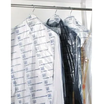 Úložný box Compactor 5dílná sada sáčků se zipem na svetry a mikiny, 42 x 52 cm, transparentní