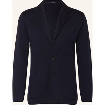 Pánské sako Lardini Pánské Sako Z Úpletu Extra Slim Fit, tmavě modrá, 50