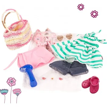 Doplněk pro panenku Götz letní výbava 10 ks pro panenky 45-50 cm