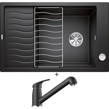 Granitový dřez Granitový dřez SET Blanco ELON XL 6 S antracit + excentrické ovládání + Blanco DARAS-S antracit 517732