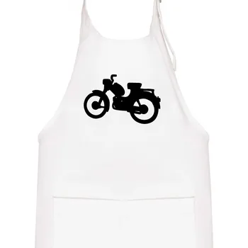 Kuchyňská zástěra Pařez - Dětská zástěra na vaření - Univerzální velikost ( Bílá )