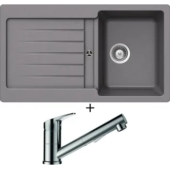 Granitový dřez Granitový dřez SET Schock TYPOS D-100 Croma + Schock EVINAS 577120 nerez