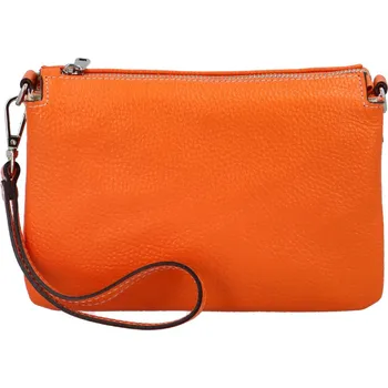 Dámské kožené psaníčko oranžové - ItalY Bonnie oranžová