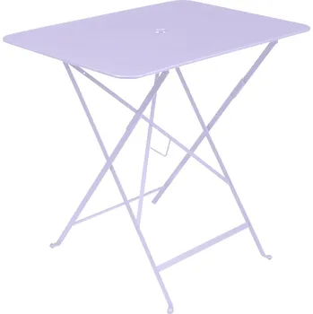 Zahradní stůl Fialový kovový skládací stůl Fermob Bistro 57 x 77 cm