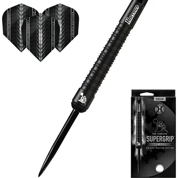 Harrows Šipky Steel Supergrip Black Edition 90% 23g