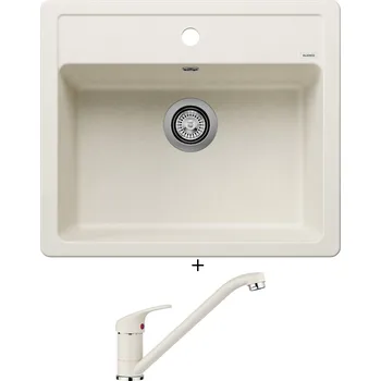 Granitový dřez Granitový dřez SET Blanco LEGRA 6 bílá soft 527086 + Blanco DARAS bílá soft 526935