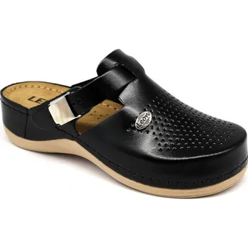 Dámská zdravotní obuv Leon IRIS dámská pracovní celokožená zdravotní obuv - Černá Velikost: 39